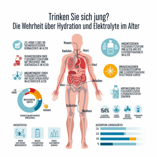 eine Infografik zum gesunden Trinken